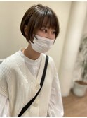 ふんわり丸みボブ