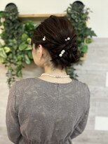 ロカット サロン(Roquat Salon)&nbsp;お呼ばれニュアンスヘア【立川／バイカルテ／国立／ヘアセット】