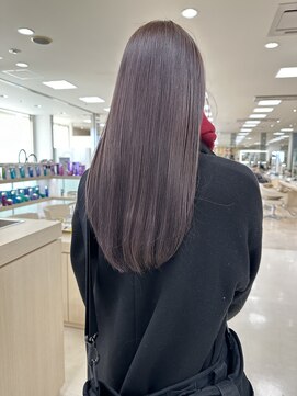 ケンジ 平塚ラスカ店(KENJE) 平塚市美容院/ラベンダーカラー/ツヤカラー