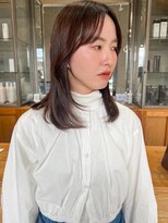 リコ(liko) 顔周りレイヤースタイル