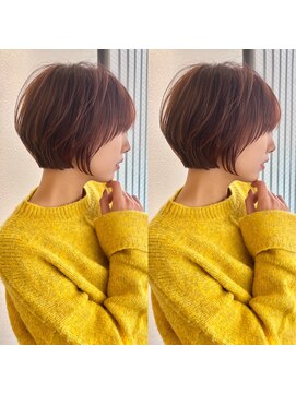 ロンドプロフィール 浦和(Lond profil) Lond.海気　大人丸みショートボブ