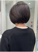髪質改善 髪質改善カラー レイヤー ボブ 大人ボブ オージュア