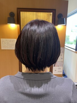 チアー ヘアリラクゼーション(cheer HAIRRELAXATION) 前下がりショートボブ
