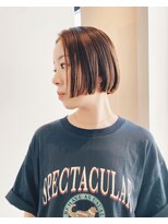 アルシュ 南堀江(ARCHE)&nbsp;ブリーチ無し明るめミニボブ