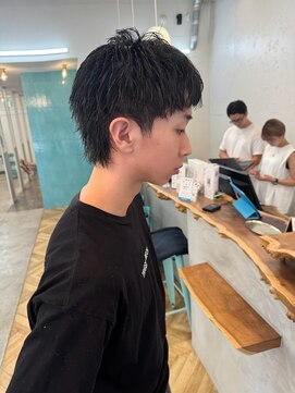 ロミー 本厚木(ROMMY.) マッシュパーマ/前髪パーマ/ハイトーンカラー