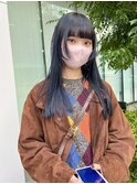 ブリーチなしネイビーブルー
