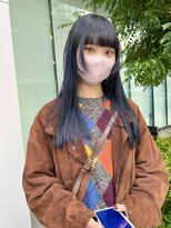 ブリーチなしネイビーブルー