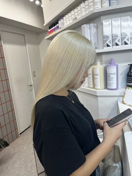 ペレ 渋谷(PELE) 前髪/アンブレラカラー/こなれミディ/イメチェン/ウェーブパーマ