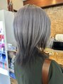 ヘアサロンアコール(Hair Salon acoord)&nbsp;ホワイトグレー×グレージュの逆インナー☆