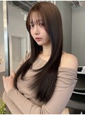 似合わせカット/小顔ヘア/ニュアンス/簡単アレンジ/羽エクステ