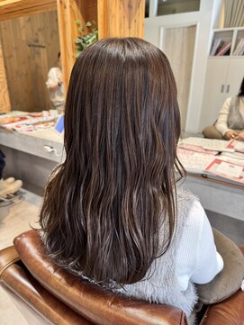 アドラーブル 駅南店(adorable) 艶感♪髪質改善オリーブベージュ髪質改善トリートメント