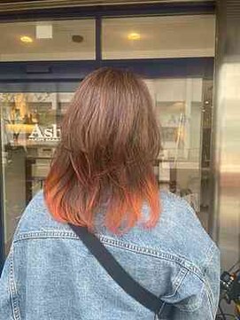 アッシュ 久が原店(Ash) オレンジグラデーションカラー