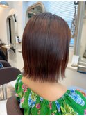 大人可愛いショートボブ