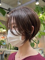 テクネ 天神大名(techne)&nbsp;天神大名今泉小顔丸みショートレイヤーハンサムタッセルウルフ