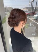 お呼ばれヘア