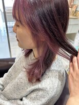 カペリベラ CapelliBella 香里園店 ピンクカラー/ラベンダーカラー/インナーカラー