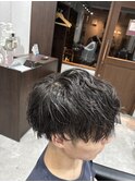 メンズカットパーマ