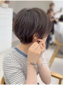 ショートボブ/暗めカラー/髪質改善/デザインカラー