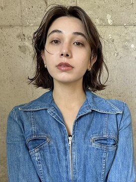 プロス(Pros) レイヤーボブ/チョコレートブラウン/表参道