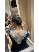 フィゼル 福島店(fizelle) 低めシニヨン