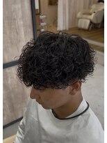 メンズギフト(men's GIFT) 刈り上げツーブロックプードルパーマメンズマッシュ