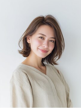 e.m.a プレミアムビューティーサロン 栄駅店(e.m.a PREMIUM BEAUTY SALON) ボブヘア/イメチェン/外ハネボブ/美髪/ワイドバング/髪型