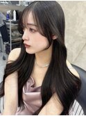 ミディアムレイヤーカット/レイヤー/顔周り/韓国/髪質改善/横浜