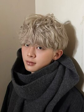 ハイトーンルーズマッシュ/ルーズパーマ/シャドウパーマ/豊洲