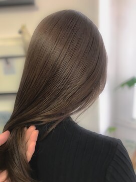 グレージュ髪質改善／白髪改善／白髪ぼかし／脱白髪染め