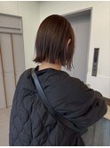 黒髪/クラゲヘアー/オリーブグレー/小顔/ココアベージュ
