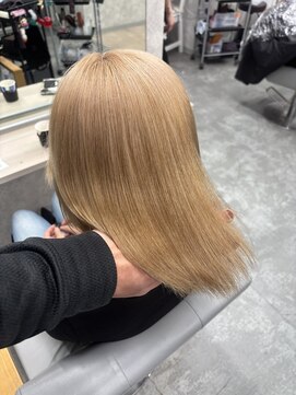 ティアム 渋谷店(Tiam shibuya) 伸ばしかけヘア/小顔ヘア/ブリーチなしカラー/髪質改善