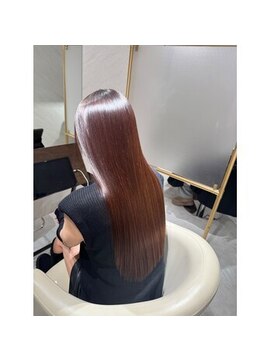 ミヨン なんば店(miyon) 韓国レイヤーカット×暗髪カラー×髪質改善