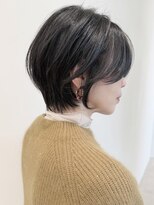 セイドット リー(Say. Ree)&nbsp;say.ショートボブひし形ショートホワイトシルバーハイライト