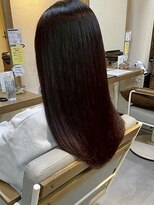 ヘアリゾート粋 ウナム 新宿東口店(enam)&nbsp;艶髪/髪質改善/透明感/セミロング/ダークブラウン