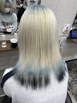 ヘアサロン ドット トウキョウ カラー 町田店(hair salon dot. tokyo color) ダークアッシュ/ミディアムレイヤーカット/町田