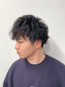バーバーショップ テト キタヤマ(barber shop tete kitayama) 波巻き風ツイストスパイラル★