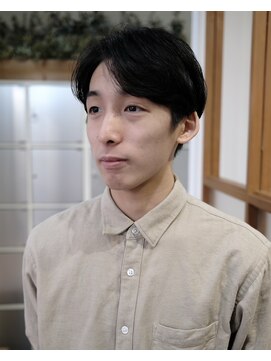 イーズ(e's) ナチュラル/センターパート/メンズ《諸星》