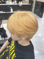 リード 渋谷店(REEED) 《メンズブリーチカラー》ペールオレンジ