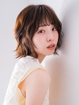 ヘアークラフト(Hair Craft) レイヤーボブ×ボブパーマ【岡山】ナチュラルブラウン