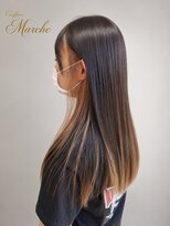 美容室 マルシェ 【岡谷市イルフプラザ1F/美容室マルシェ】_インナーカラー