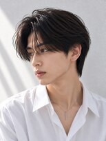 オーシャントーキョー 原宿(OCEAN TOKYO)&nbsp;センターパート曲がる縮毛矯正メンズショートカルマヘアー韓国