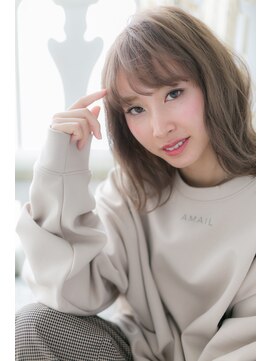 モッズ ヘア 福岡姪浜店(mod's hair) *mod's姪浜*…無造作カールの抜け感ふわミディa