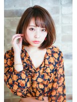 クロワ(croix) 【croix】ナチュラルロブ×切りっぱなしボブ