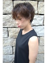 ヌード(NUDE)&nbsp;「NUDE」#毛先パーマ 小顔 大人かわいい 耳かけ　くびれショート