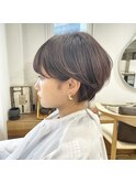 【Chill】大人かわいいホワイトアッシュクールショートパーマ