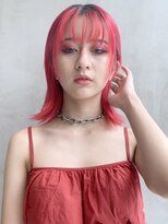 アルバム 銀座(ALBUM GINZA)&nbsp;外はねボブ_ラベンダーカラーくびれミディ_68316