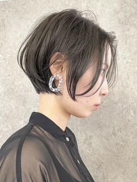 エリマ 調布(elima) 大人ショートボブ/ショートヘア/イルミナカラー/前髪なし[調布]