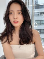 ノク(nok)&nbsp;フェザーレイヤー_マロンベージュニュアンスカラー透明感