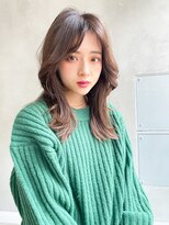 Liberte銀座 大人小顔レイヤー×ニュアンスカラー