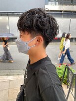 クオル 立川(QOL)&nbsp;ツイストパーマメンズマッシュパーマ刈り上げツーブロック